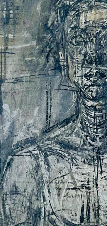 Alberto Giacometti, Composition, Derrire Le Miroir, Lithograph