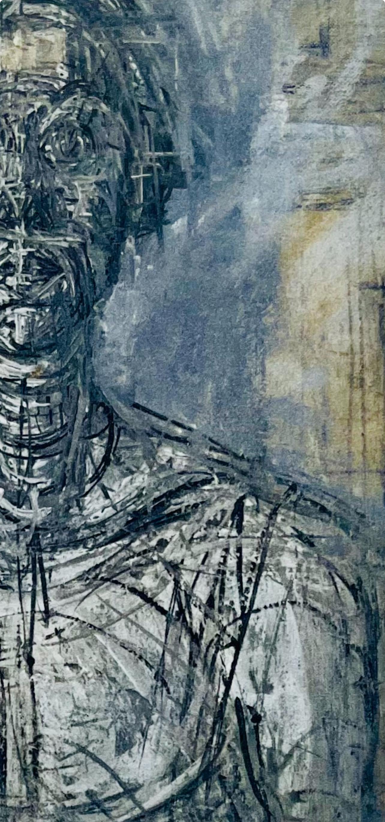 Alberto Giacometti, Composition, Derrire Le Miroir, Lithograph