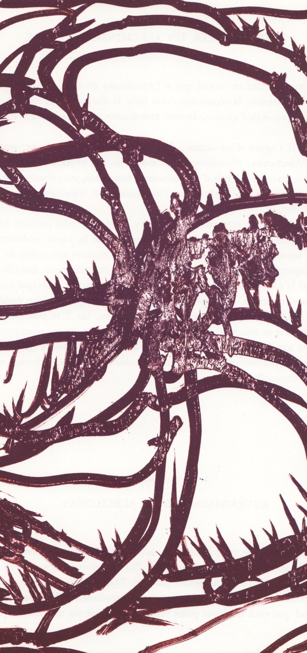 Pierre Alechinsky, Composition, Derrire Le Miroir, Lithograph