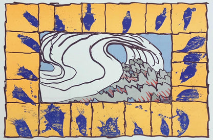 Pierre Alechinsky, Composition, Derrire Le Miroir, Lithograph