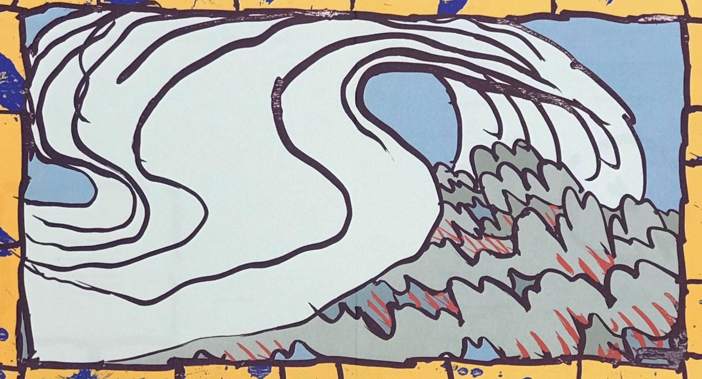 Pierre Alechinsky, Composition, Derrire Le Miroir, Lithograph