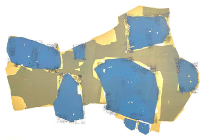 Raoul Ubac, Composition, Derrire Le Miroir, Lithograph