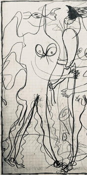 Georges Braque, Composition (Vallier 23), Hesiode, Thogonie, Derrire Le Miroir, Lithograph