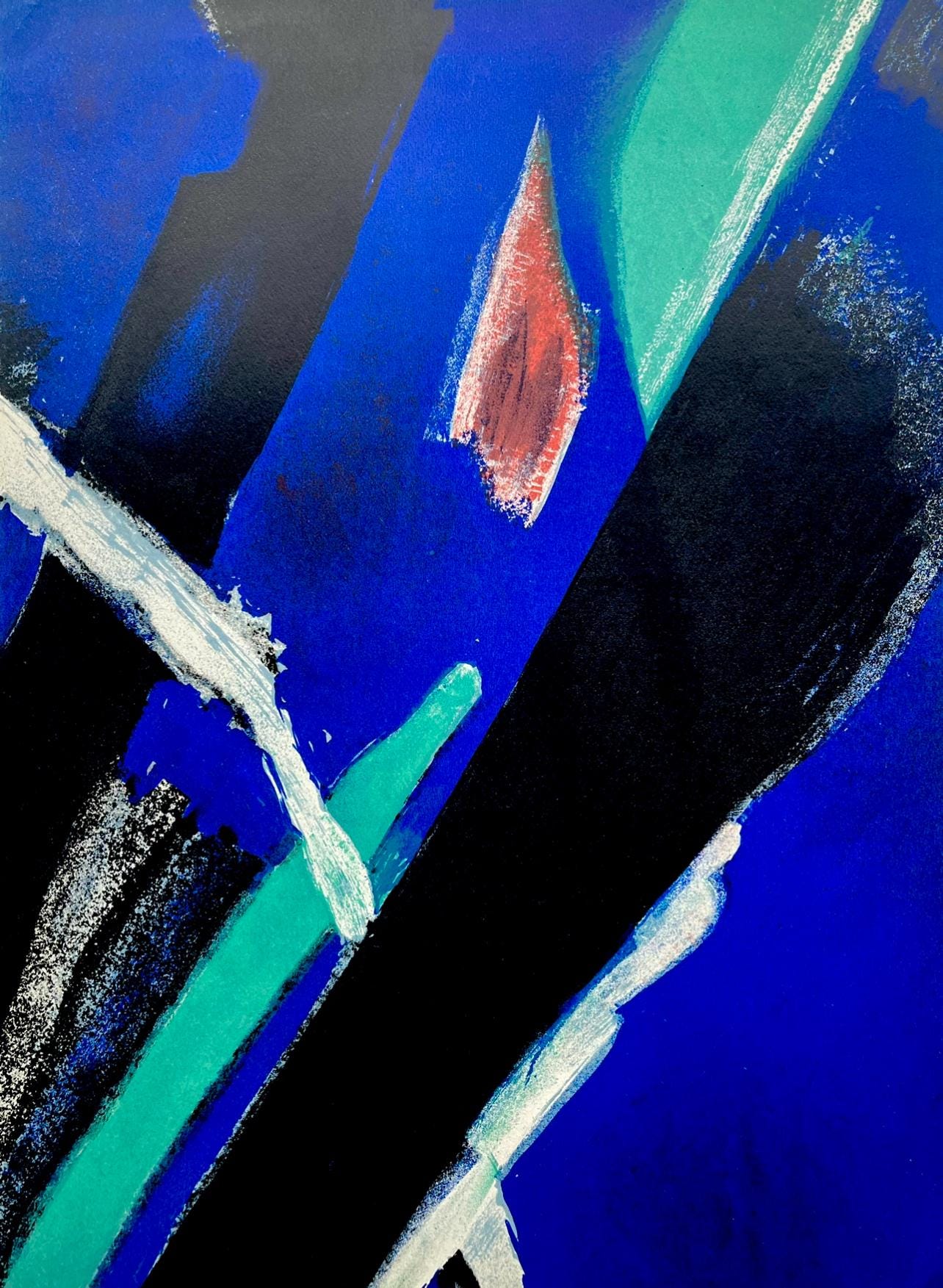 Jean Bazaine, Composition, Derrire Le Miroir, Lithograph