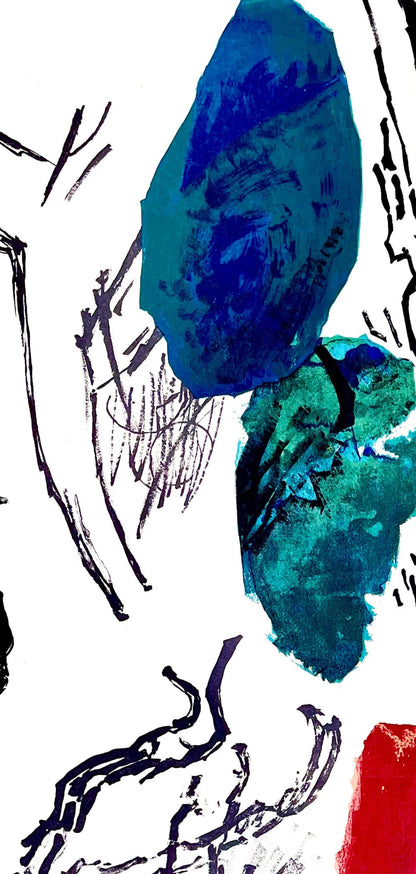 Jean Bazaine, Composition, Derrire Le Miroir, Lithograph