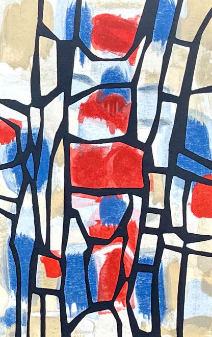 Raoul Ubac, Composition, Derrire Le Miroir, Lithograph