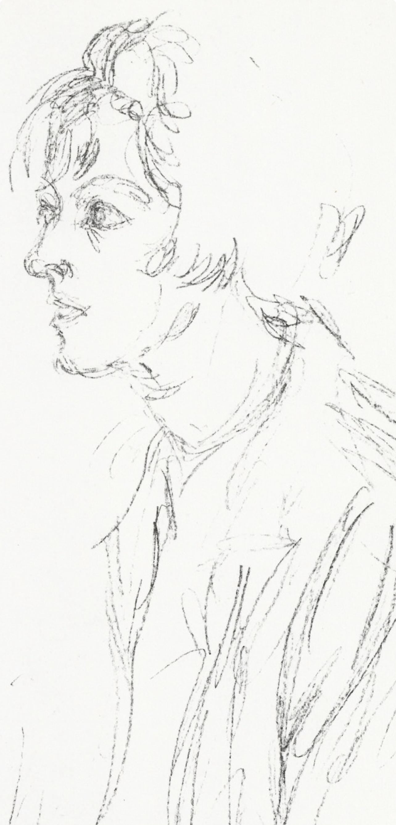 Alberto Giacometti, Composition, Derrire Le Miroir, Lithograph