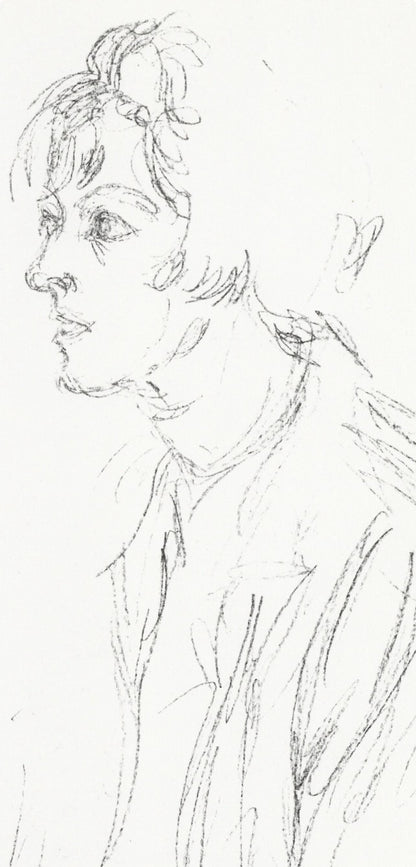 Alberto Giacometti, Composition, Derrire Le Miroir, Lithograph