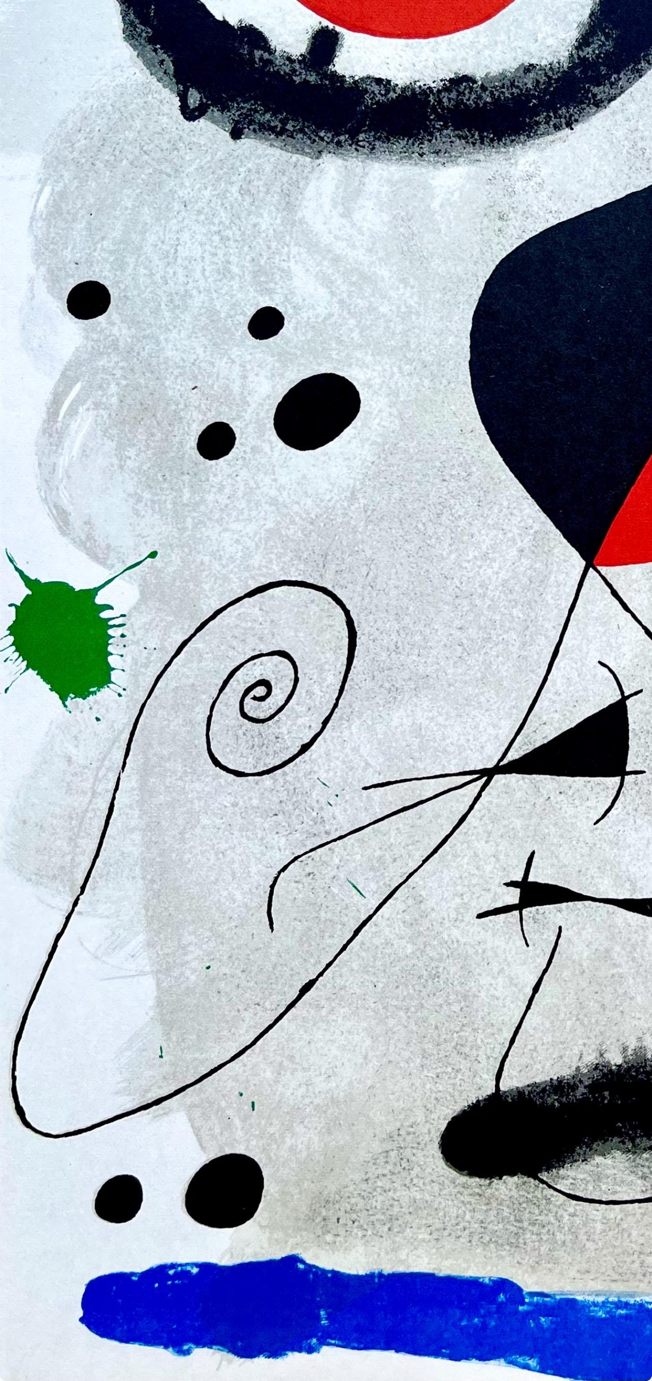 Joan Mir, Composition (Cramer 89), Derrire Le Miroir, Lithograph