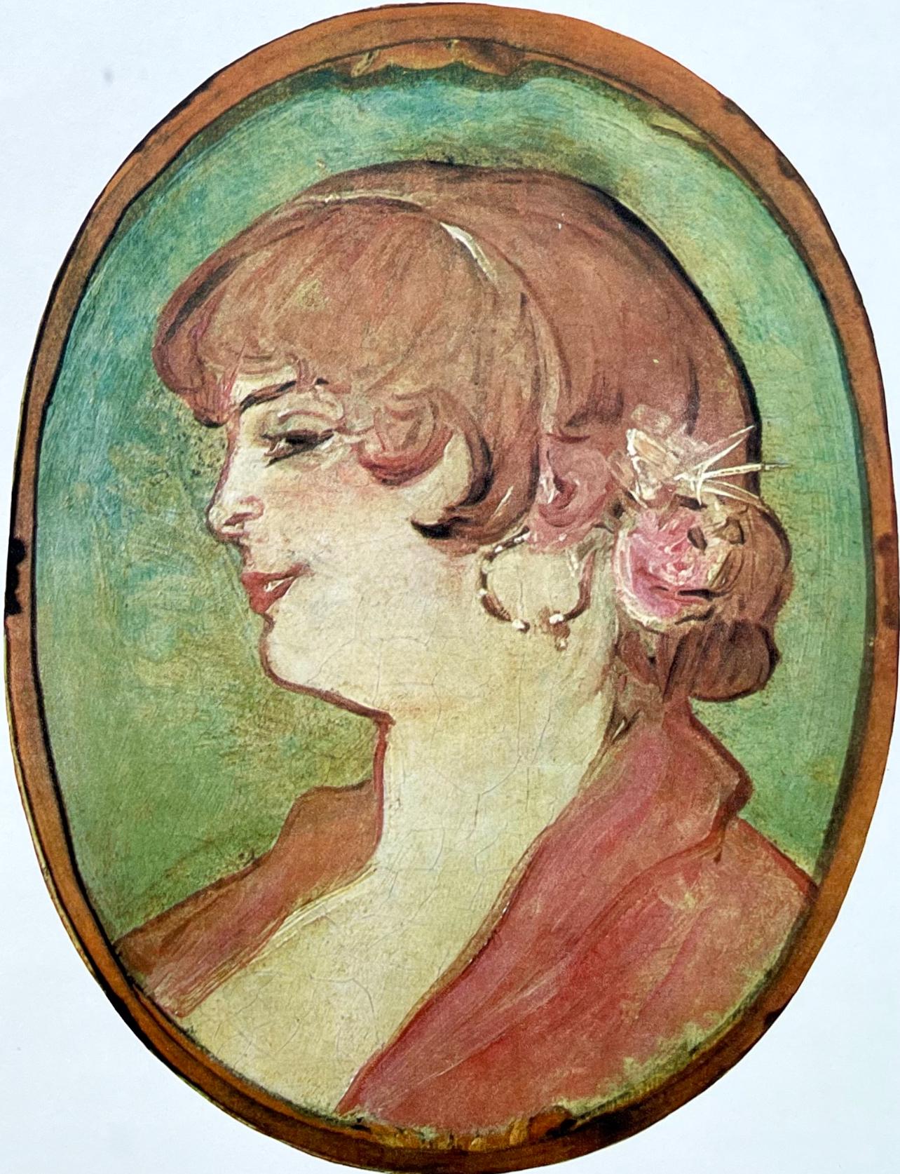 Henri De Toulouse-Lautrec, Composition, Derrire Le Miroir, Lithograph