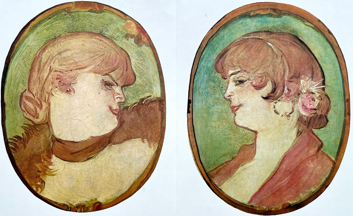 Henri De Toulouse-Lautrec, Composition, Derrire Le Miroir, Lithograph