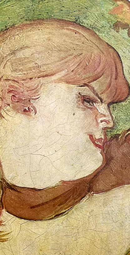 Henri De Toulouse-Lautrec, Composition, Derrire Le Miroir, Lithograph