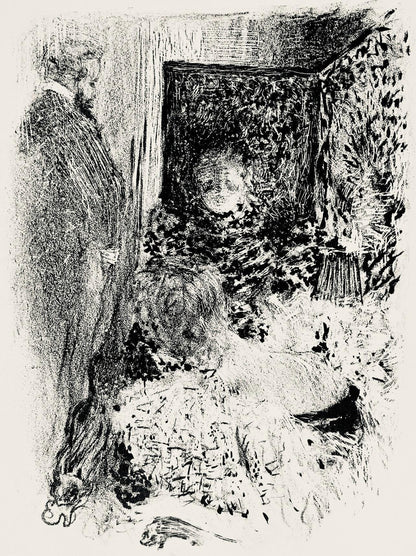 Douard Vuillard, Intimite, Derrire Le Miroir, Lithograph