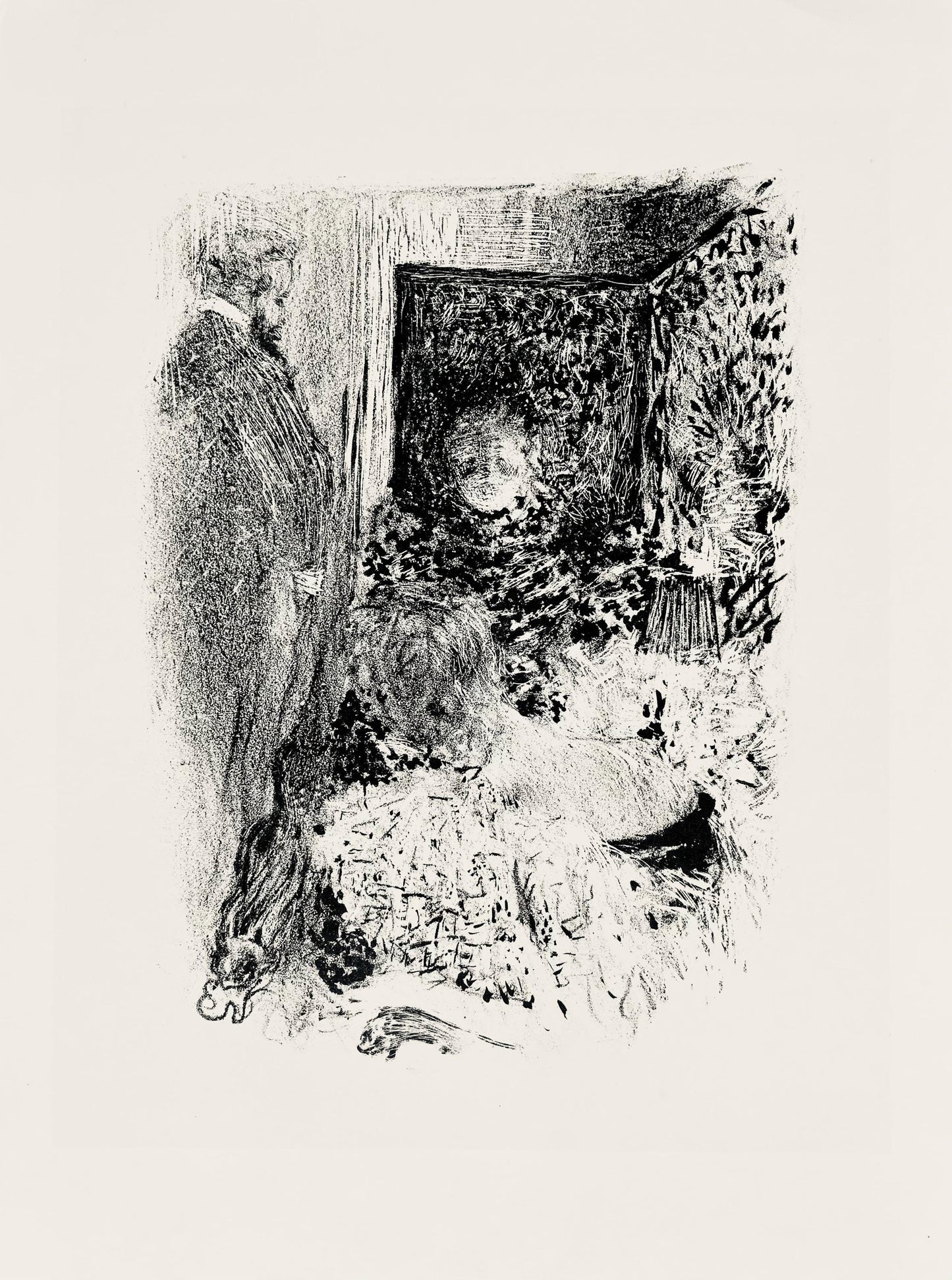 Douard Vuillard, Intimite, Derrire Le Miroir, Lithograph