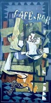 Georges Braque, Caf-Bar, Lhommage Georges Braque, Derrire Le Miroir, Lithograph