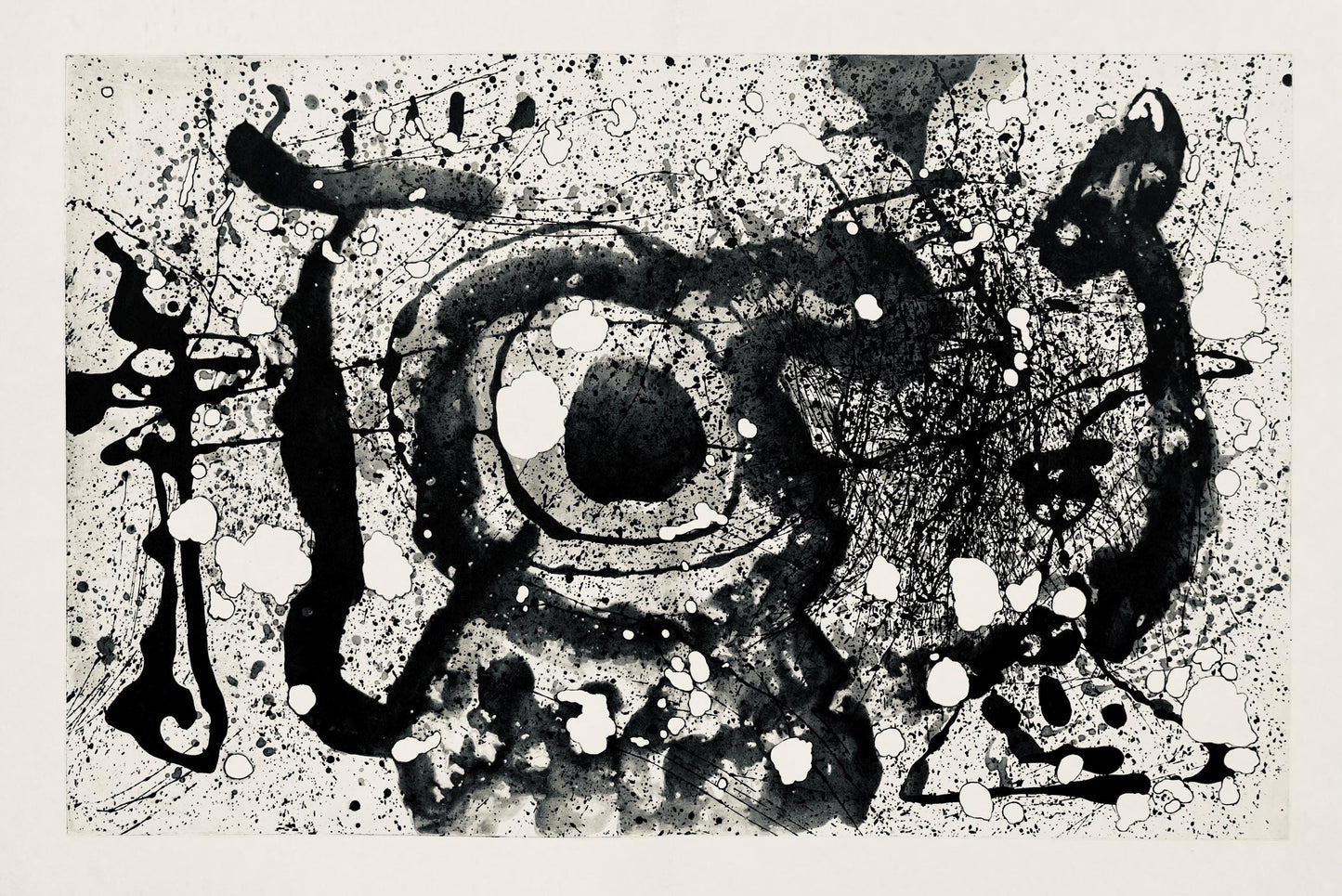 Joan Mir, Composition (Dupin 279), Derrire Le Miroir, Lithograph