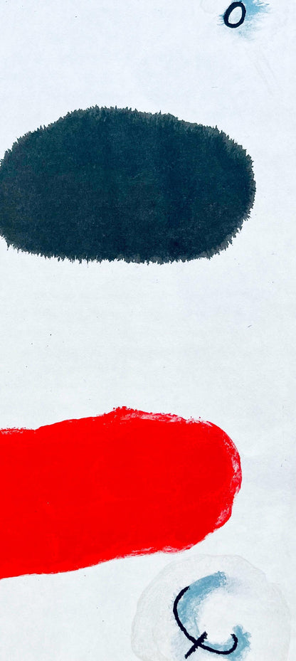 Joan Mir, Composition, Derrire Le Miroir, Lithograph