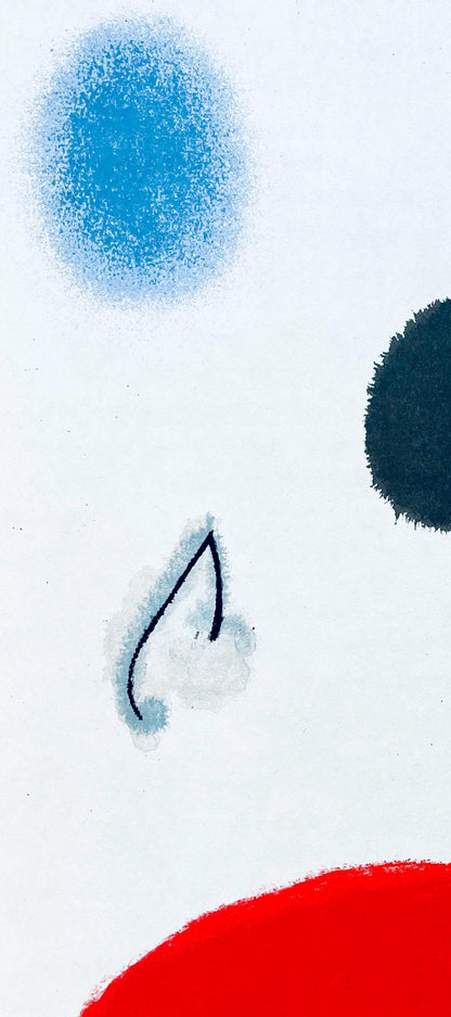 Joan Mir, Composition, Derrire Le Miroir, Lithograph