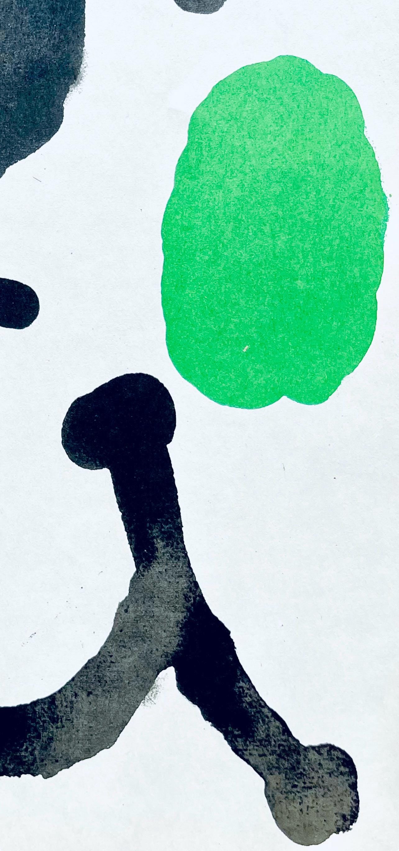 Joan Mir, Composition, Derrire Le Miroir, Lithograph