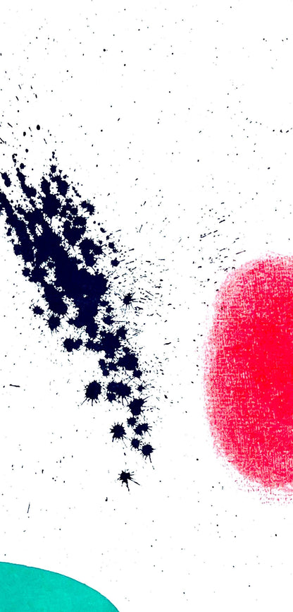 Joan Mir, Composition, Derrire Le Miroir, Lithograph