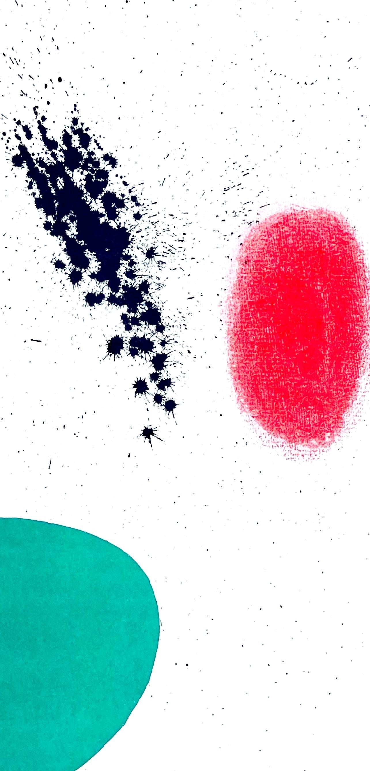 Joan Mir, Composition, Derrire Le Miroir, Lithograph