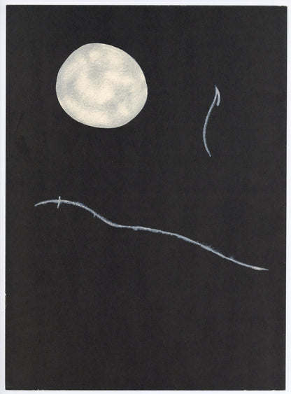 Joan Mir, Composition, Derrire Le Miroir, Lithograph