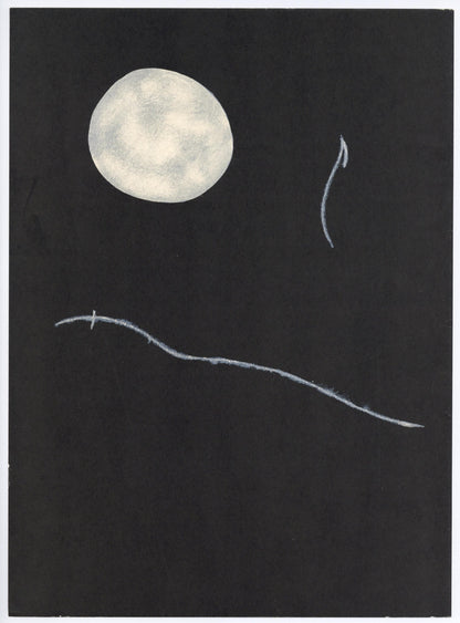 Joan Mir, Composition, Derrire Le Miroir, Lithograph