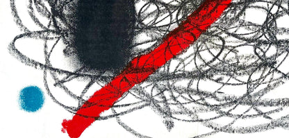 Joan Mir, Composition, Derrire Le Miroir, Lithograph