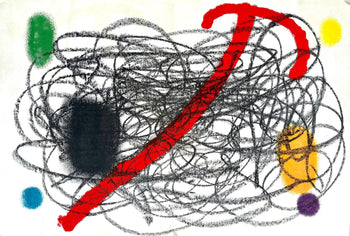 Joan Mir, Composition, Derrire Le Miroir, Lithograph