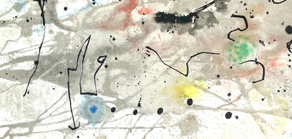 Joan Mir, Composition, Derrire Le Miroir, Lithograph