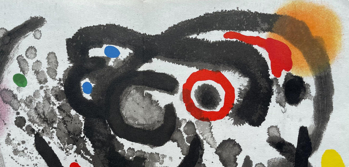 Joan Mir, Composition, Derrire Le Miroir, Lithograph