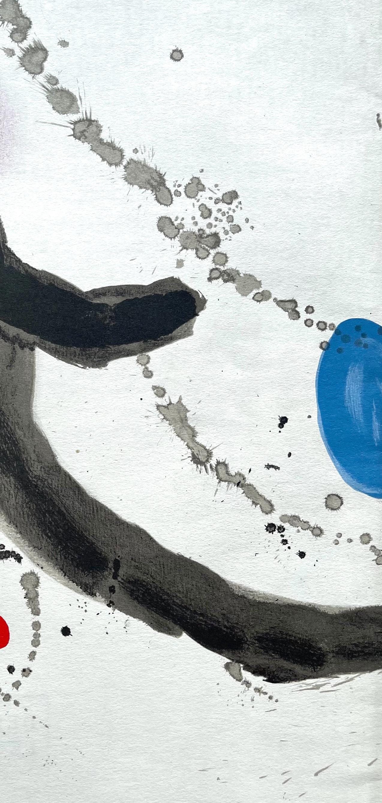 Joan Mir, Composition, Derrire Le Miroir, Lithograph