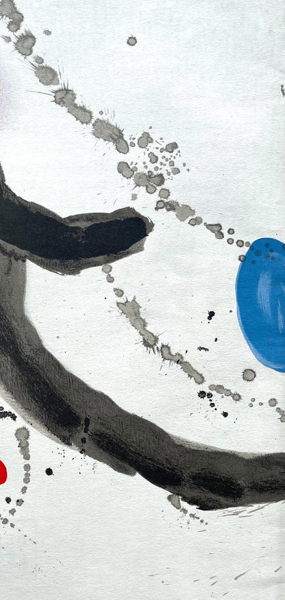 Joan Mir, Composition, Derrire Le Miroir, Lithograph