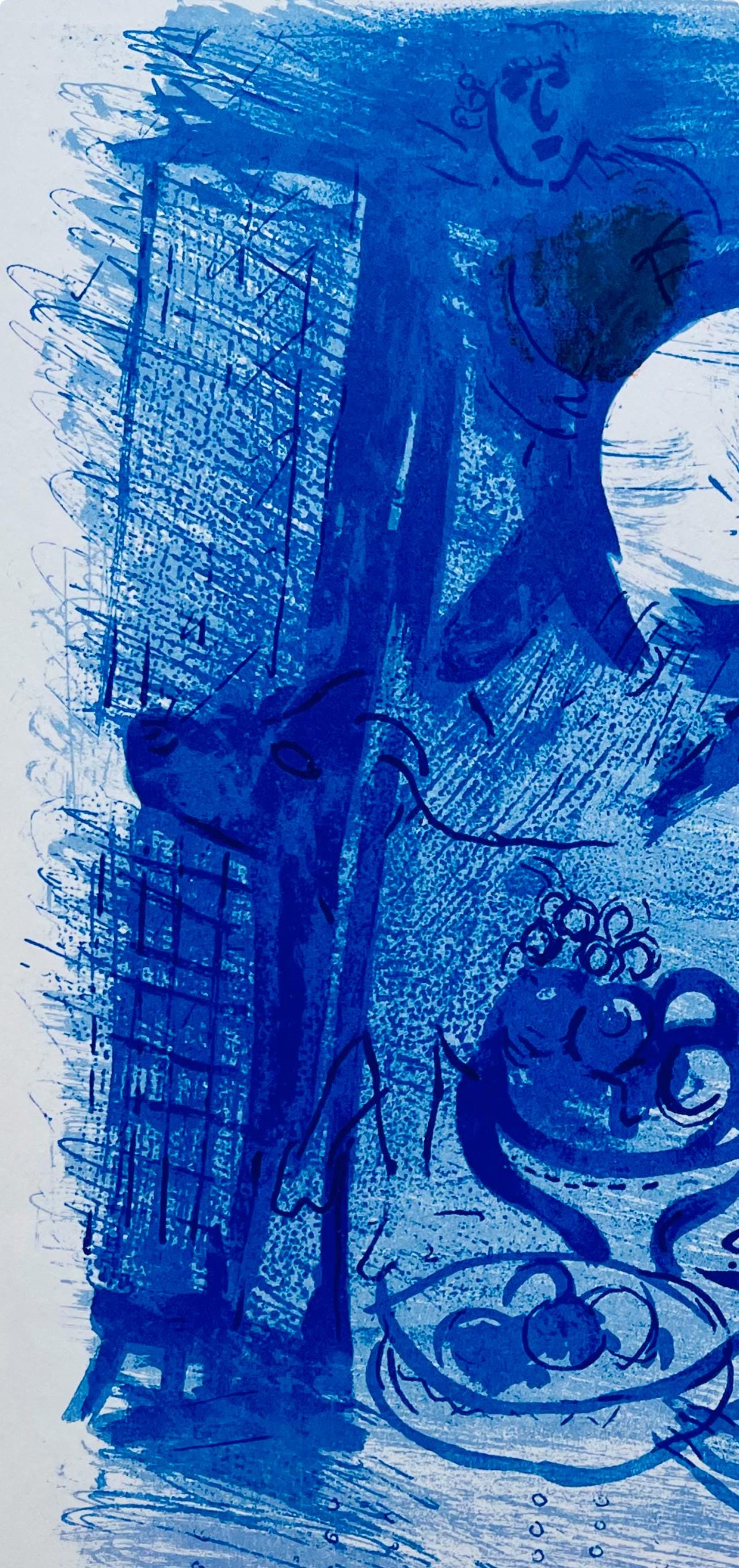 Marc Chagall, Composition (Cramer 33; Mourlot 206), Derrire Le Miroir, Lithograph