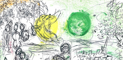 Marc Chagall, Composition (Cramer 33; Mourlot 176), Derrire Le Miroir, Lithograph