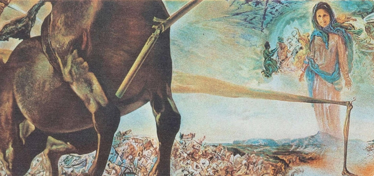 Salvador Dal, La Batalla De Tetun, Xxe Sicle, Lithograph