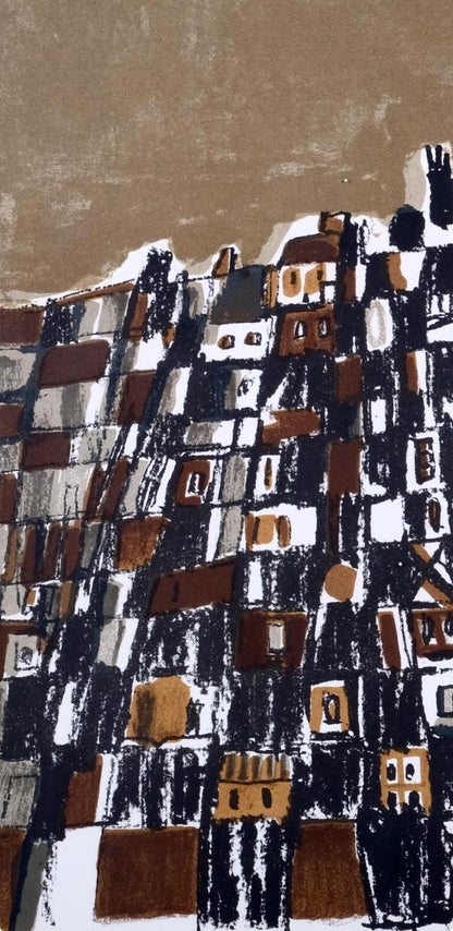 Maria Helena Vieira Da Silva, Ville Espagnole, Xxe Sicle, Lithograph