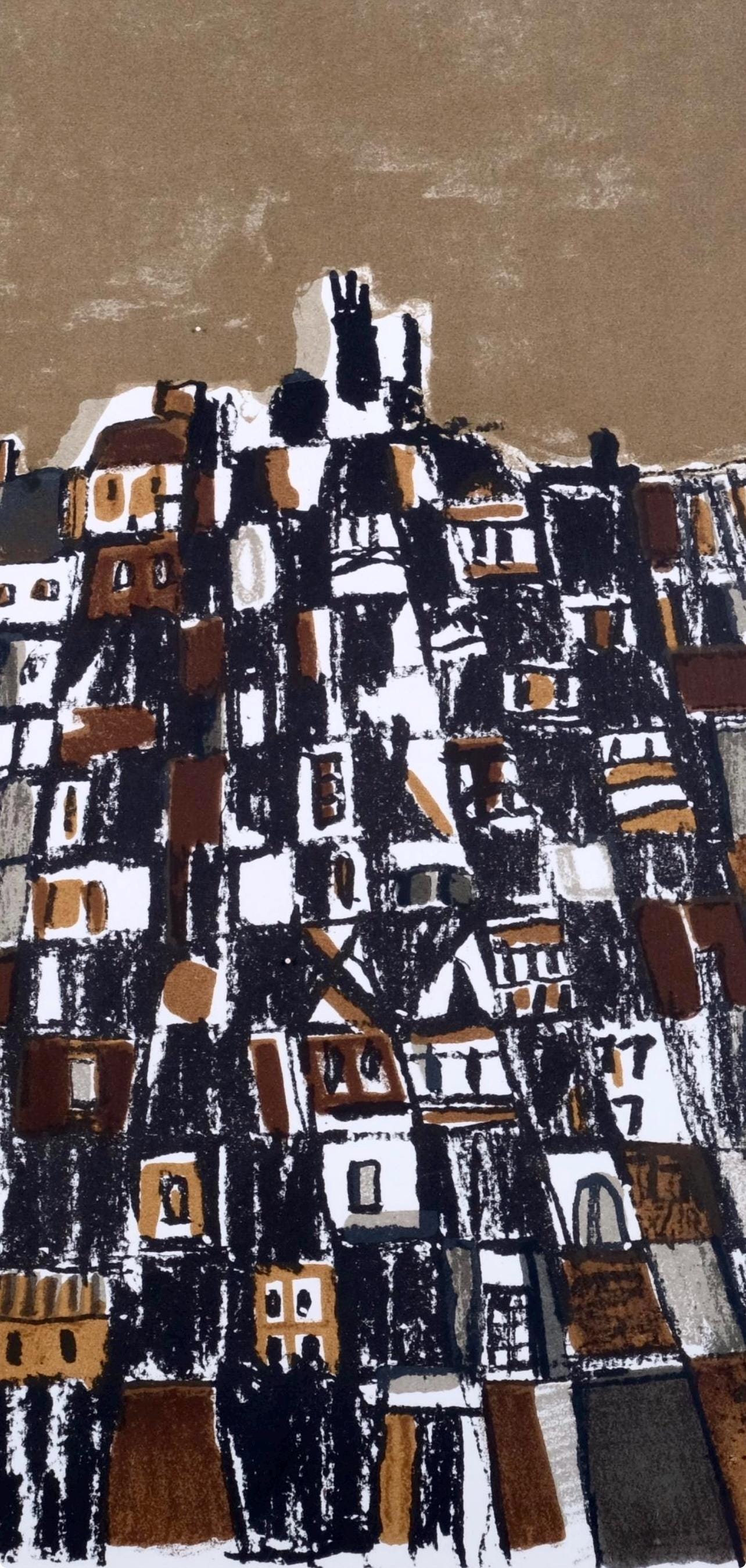 Maria Helena Vieira Da Silva, Ville Espagnole, Xxe Sicle, Lithograph