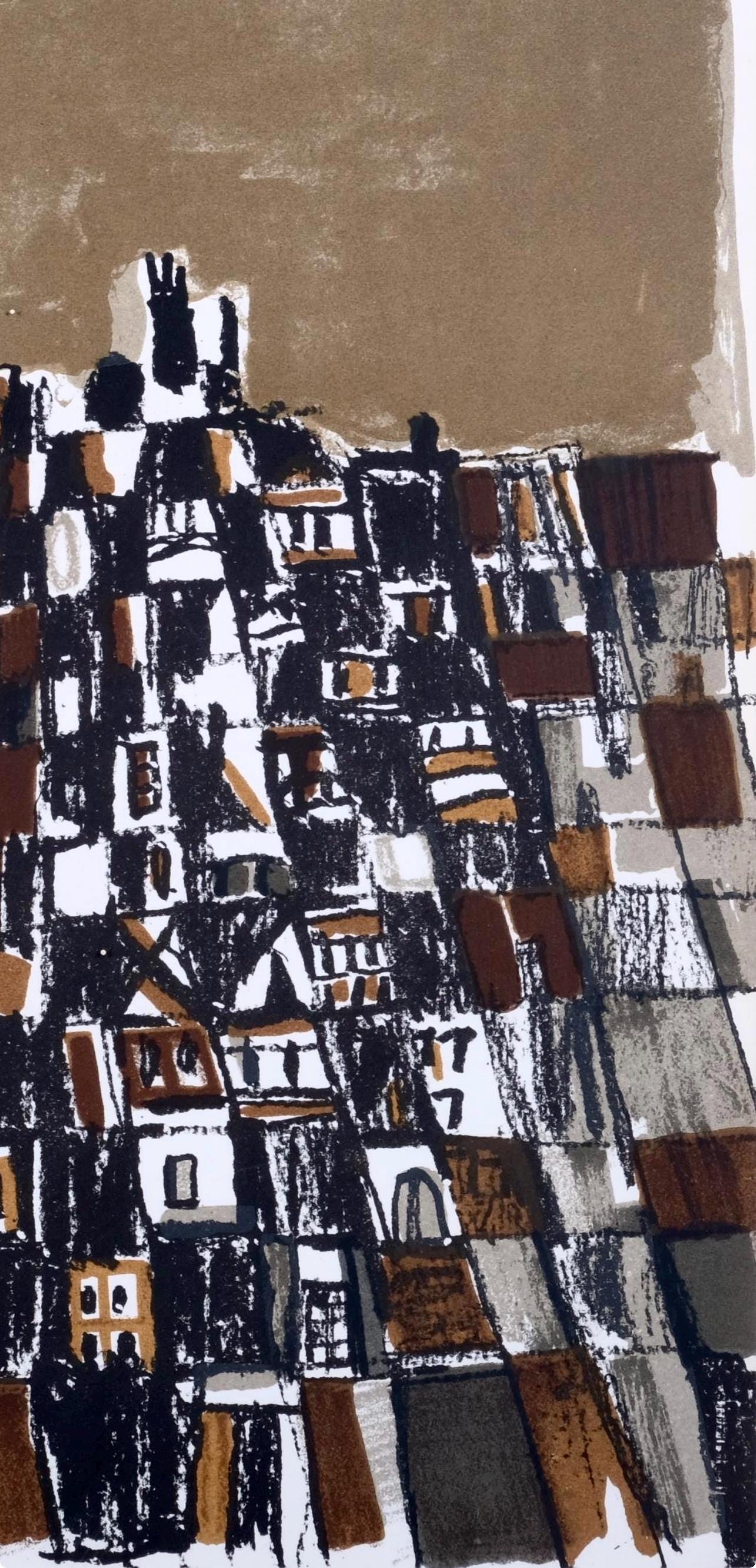 Maria Helena Vieira Da Silva, Ville Espagnole, Xxe Sicle, Lithograph