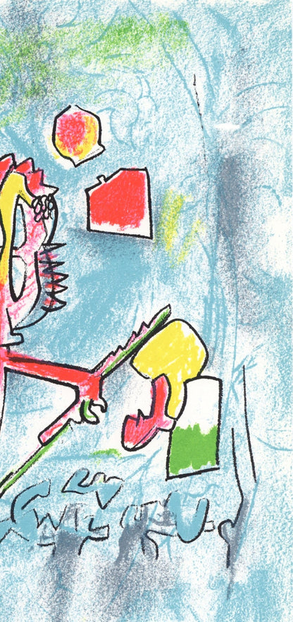 Roberto Matta, Composition, Xxe Sicle, Lithograph