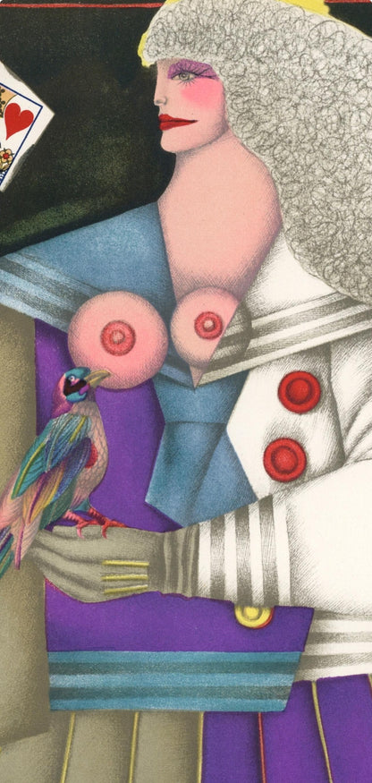 Richard Lindner, Composition, Xxe Sicle, Lithograph
