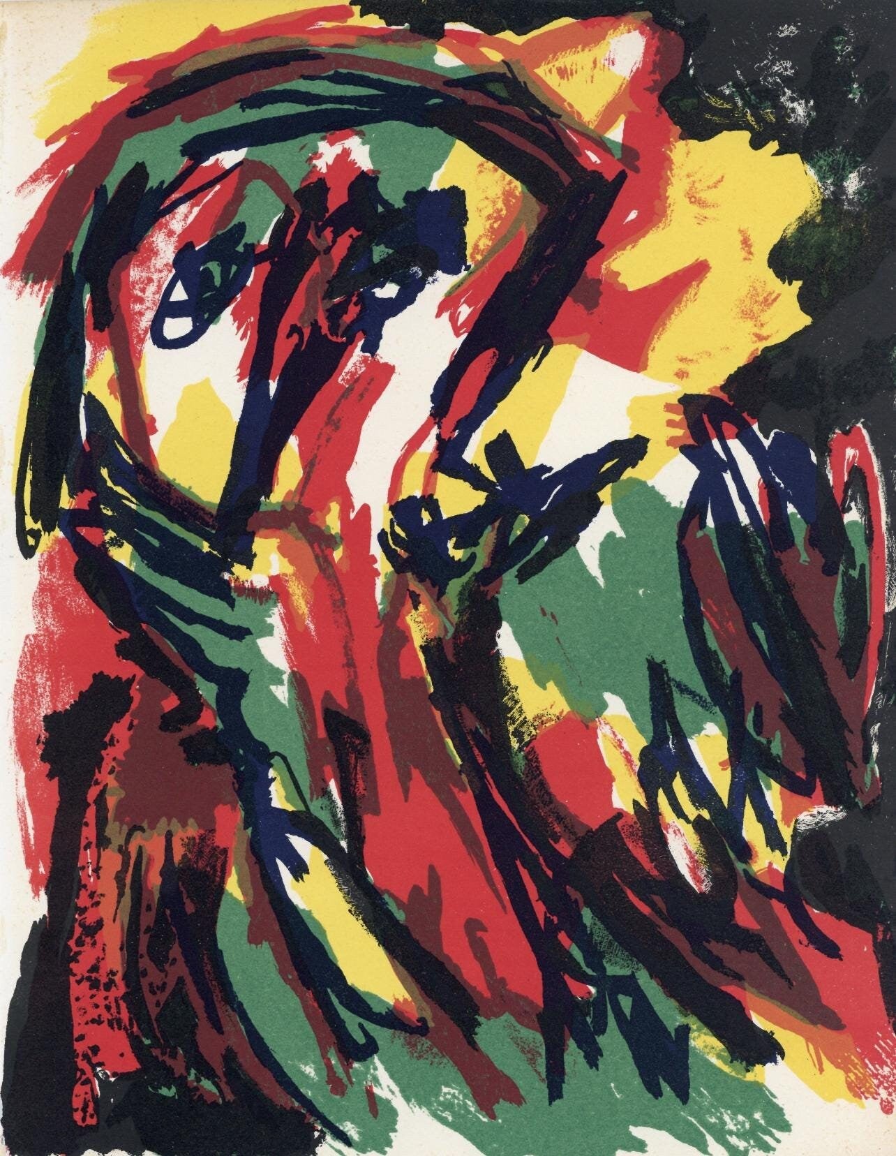 Karel Appel, Pons, Paris, Xxe Sicle, Lithograph