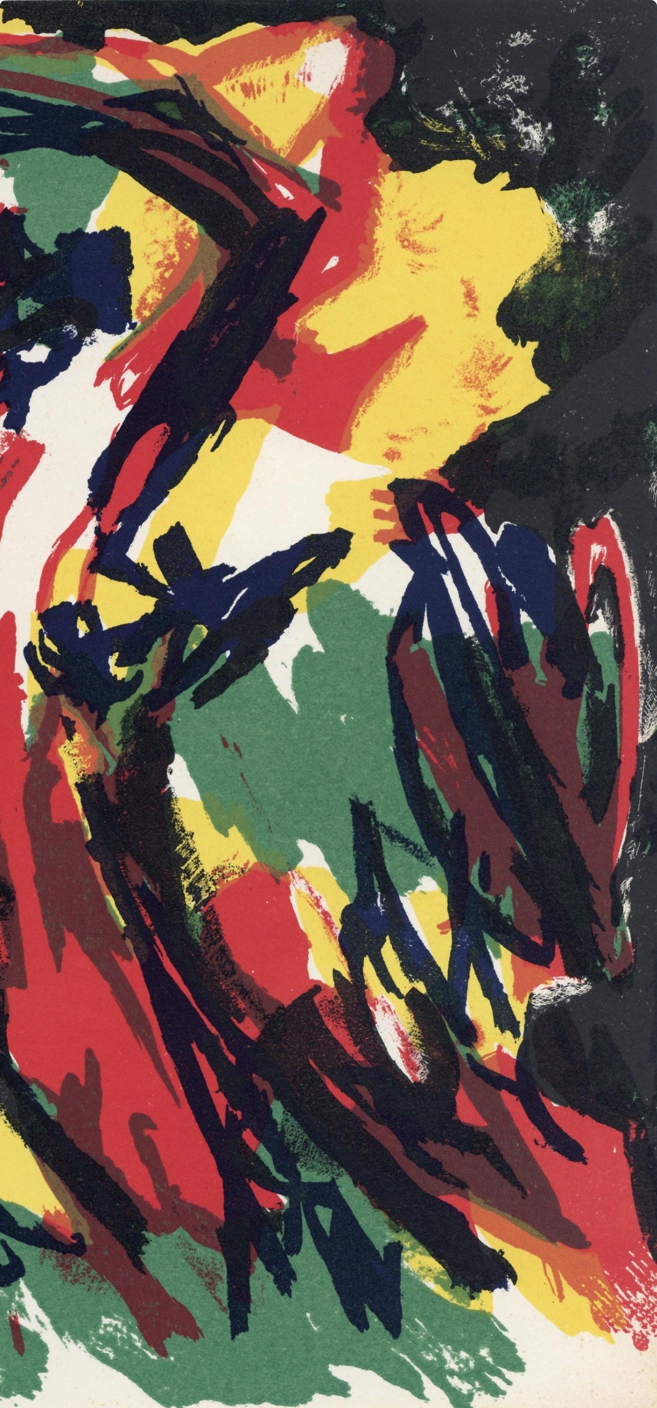 Karel Appel, Pons, Paris, Xxe Sicle, Lithograph