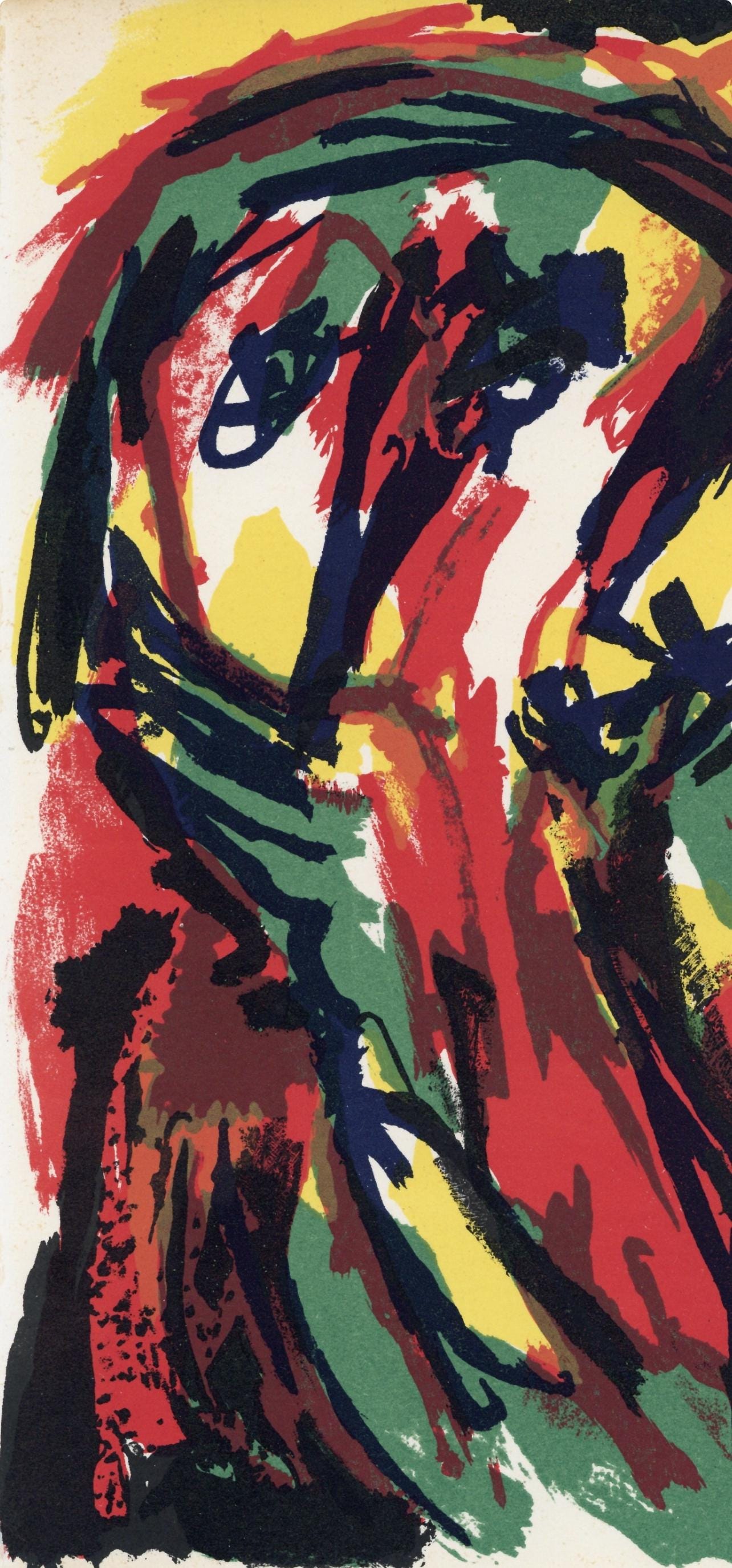 Karel Appel, Pons, Paris, Xxe Sicle, Lithograph