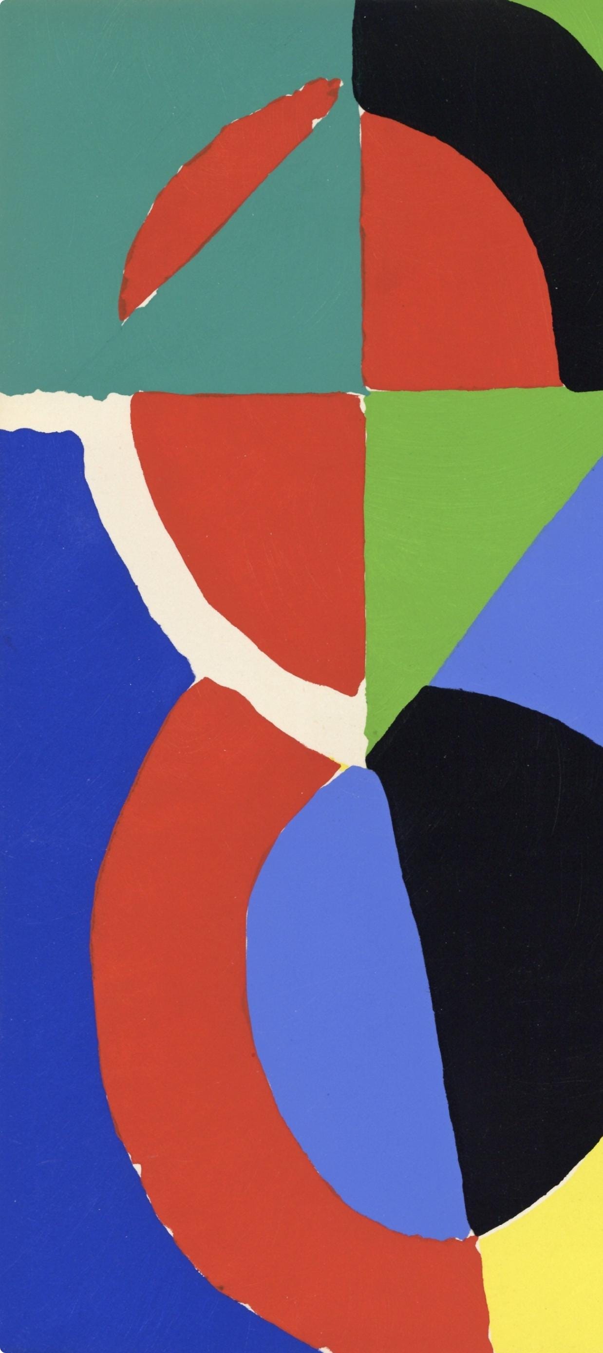 Sonia Delaunay, Composition, Xxe Sicle, Lithograph