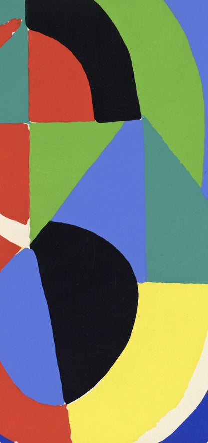 Sonia Delaunay, Composition, Xxe Sicle, Lithograph