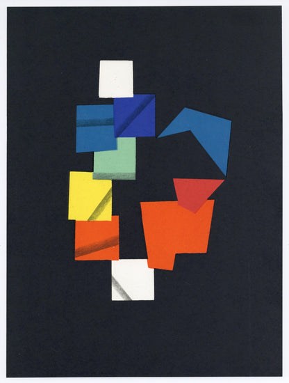 Yaacov Agam, Composition, Xxe Sicle, Lithograph