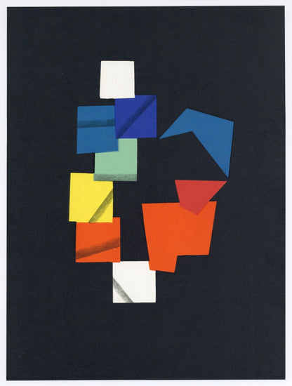 Yaacov Agam, Composition, Xxe Sicle, Lithograph