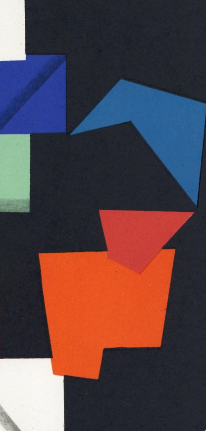 Yaacov Agam, Composition, Xxe Sicle, Lithograph