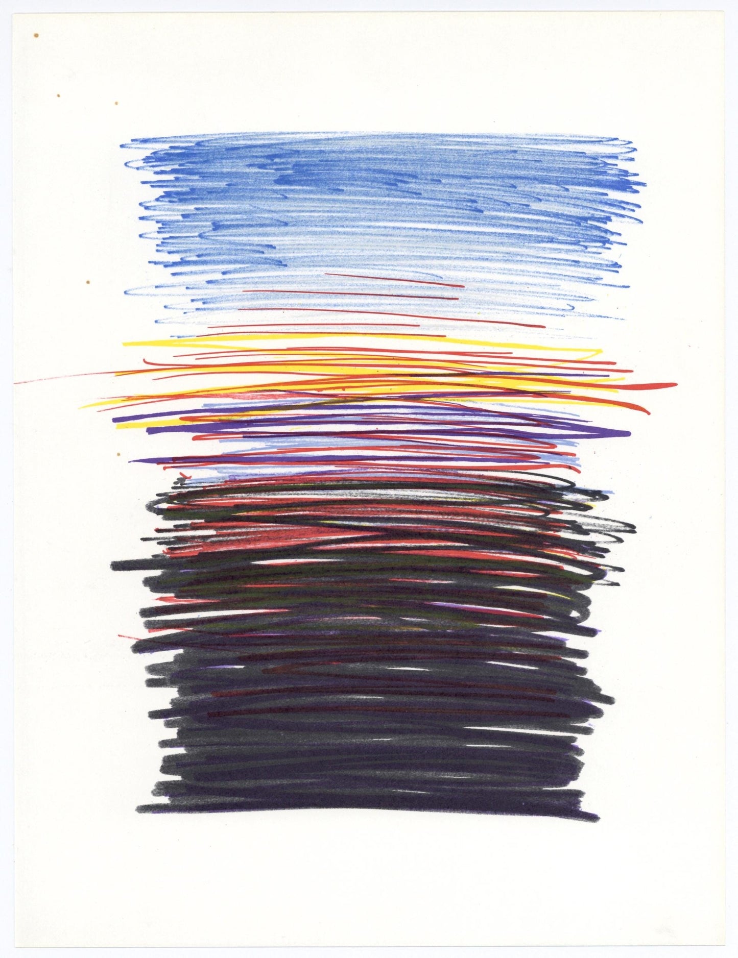 Yaacov Agam, Composition, Xxe Sicle, Lithograph